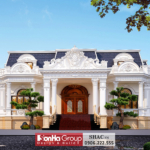 Mặt tiền tân cổ điển trong dinh thự tại Trà Vinh