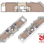 Thiết kế nhà ở hiện đại 4 tầng