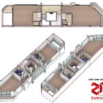 Thiết kế nhà phố 73m2 kiểu hiện đại