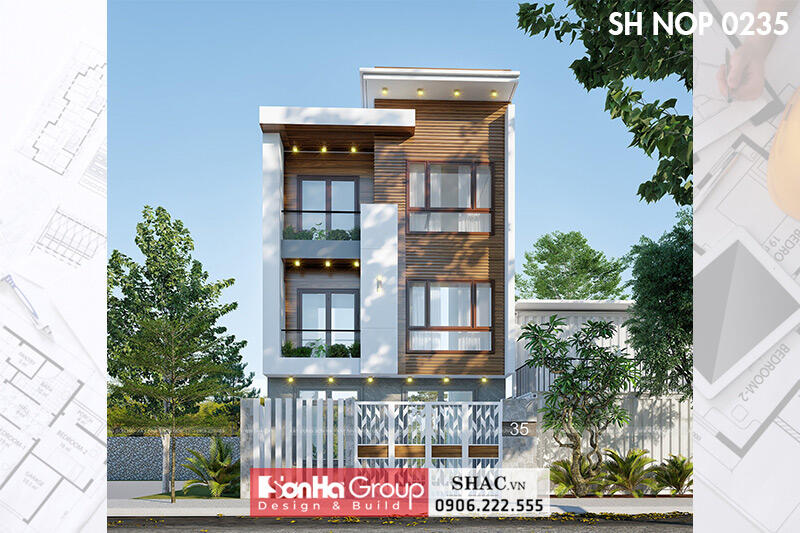 Thiết kế nhà ống hiện đại tại Hải Phòng