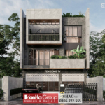 Thiết kế tòa nhà văn phòng phong cách hiện đại