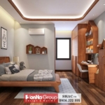 Thiết kế phòng ngủ tối giản và tiện nghi