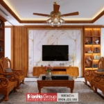 Không gian nội thất phòng khách hiện đại