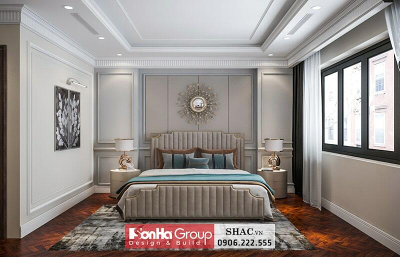 Thiết kế nội thất phòng ngủ tân cổ điển