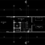 Bản vẽ chi tiết nhà phố 3 tầng 1 tum