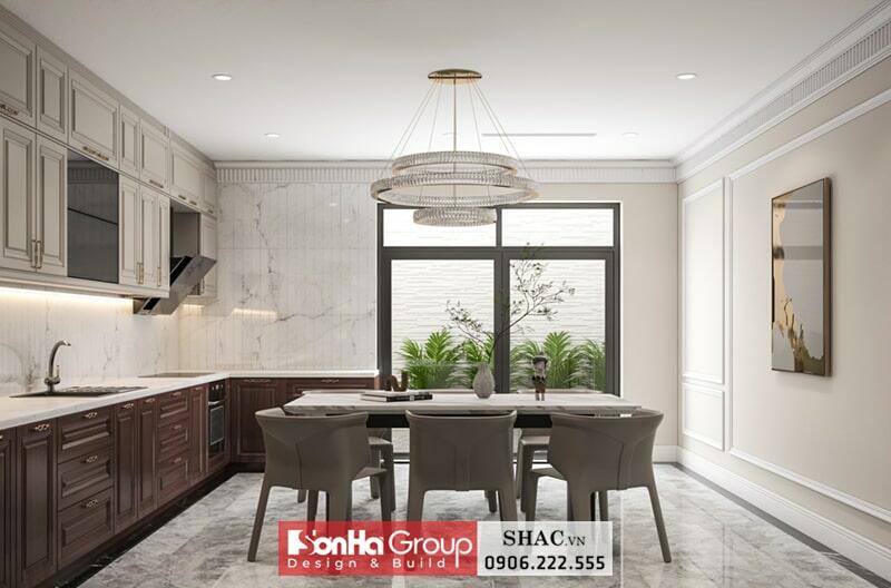 Thiết kế nội thất tân cổ điển nhà phố 81m2