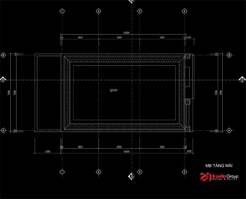 Nhà ống mặt tiền 7,5m 4 tầng