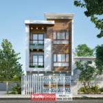 Thiết kế nhà ống 4 tầng tại Hải Phòng