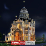 Mẫu biệt thự đẹp 4 tầng