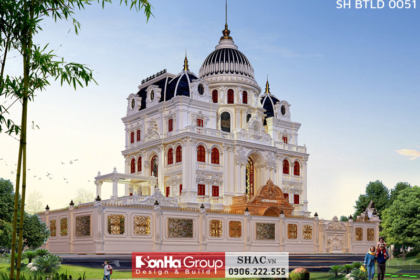 Biệt thự đẹp 4 tầng tại Hải Dương