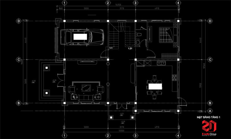 Biệt thự tân cổ điển 140m2 Biệt thự tân cổ điển 140m2