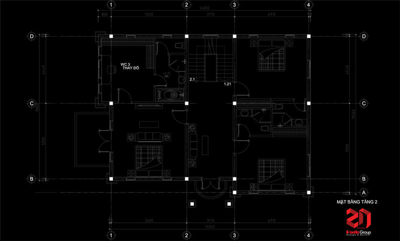 Bản vẽ công năng biệt thự Bản vẽ công năng biệt thự