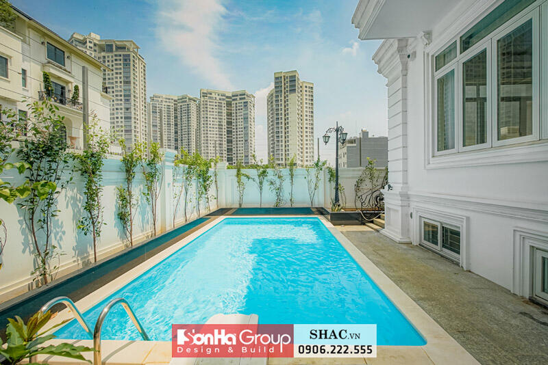 Hình ảnh thực tế thiết kế tân cổ điển