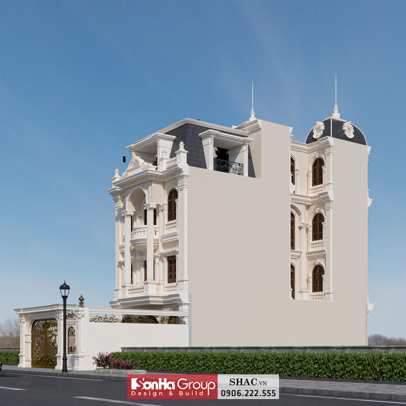 Mẫu biệt thự tân cổ điển đẹp tại Hải Phòng