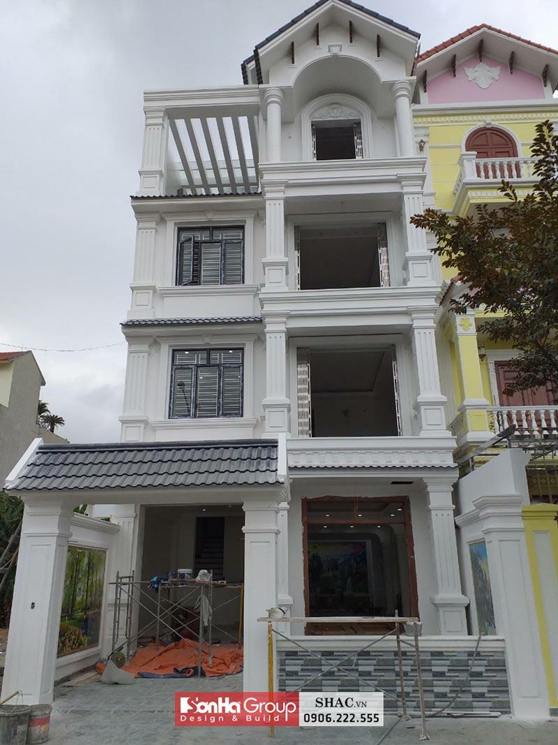 Thiết kế tân cổ điển sang trọng trong ngôi nhà ở Hải Phòng