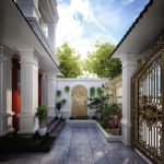 Mẫu nhà phố tân cổ điển đẹp 4 tầng Hải Phòng