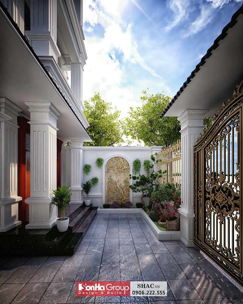 Mẫu nhà phố tân cổ điển đẹp 4 tầng Hải Phòng