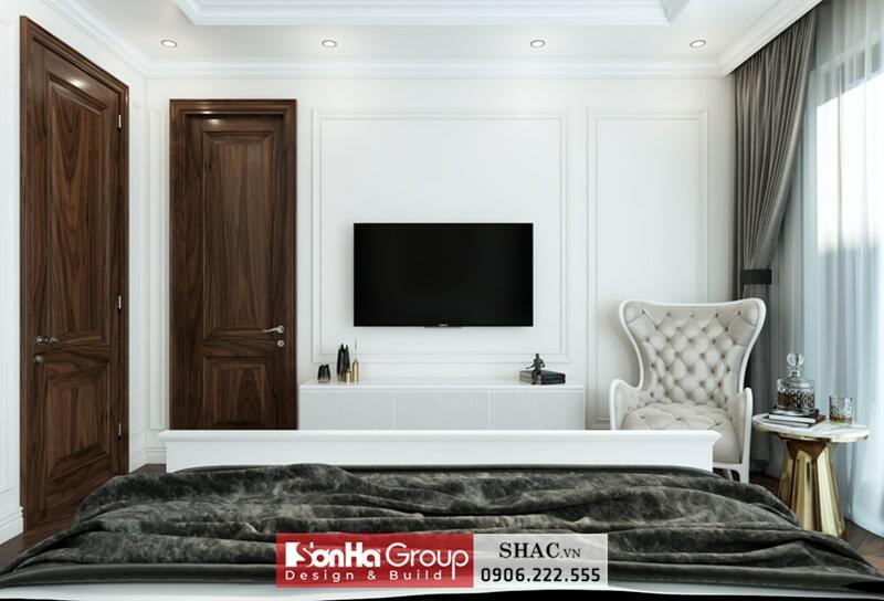 Thiết kế phong cách tân cổ điển phòng ngủ 3