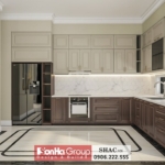 Thiết kế nội thất biệt thự kiểu tân cổ điển 4 tầng