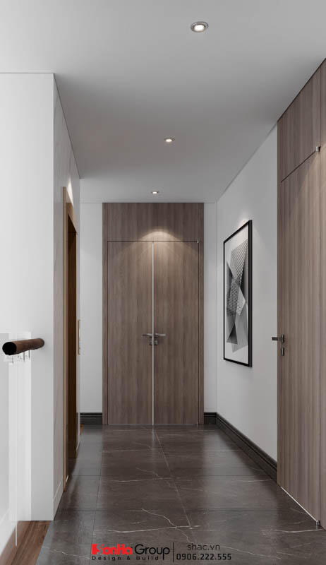 Thiết kế biệt thự hiện đại 3 tầng 158m2 tại Quảng Ninh - SH BTD 0099 49