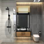 Thiết kế biệt thự hiện đại 3 tầng 158m2 tại Quảng Ninh - SH BTD 0099 121