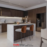 Thiết kế biệt thự hiện đại 3 tầng 158m2 tại Quảng Ninh - SH BTD 0099 78