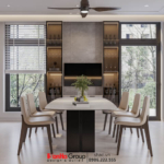 Thiết kế biệt thự hiện đại 3 tầng 158m2 tại Quảng Ninh - SH BTD 0099 79