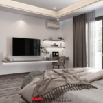 Thiết kế biệt thự hiện đại 3 tầng 158m2 tại Quảng Ninh - SH BTD 0099 84