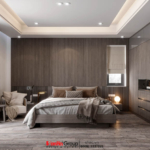 Thiết kế biệt thự hiện đại 3 tầng 158m2 tại Quảng Ninh - SH BTD 0099 85