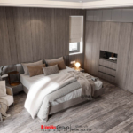 Thiết kế biệt thự hiện đại 3 tầng 158m2 tại Quảng Ninh - SH BTD 0099 88