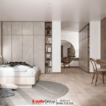 Thiết kế biệt thự hiện đại 3 tầng 158m2 tại Quảng Ninh - SH BTD 0099 94