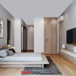 Thiết kế biệt thự hiện đại 3 tầng 158m2 tại Quảng Ninh - SH BTD 0099 97