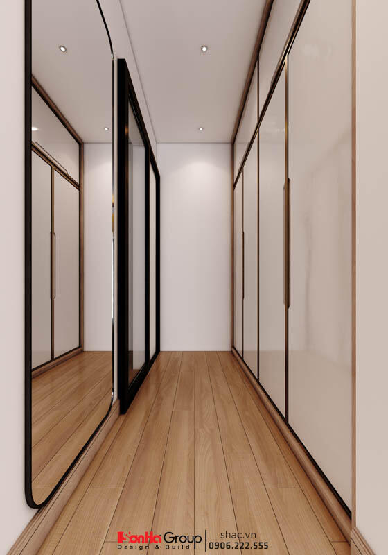 Thiết kế biệt thự hiện đại 3 tầng 158m2 tại Quảng Ninh - SH BTD 0099 36