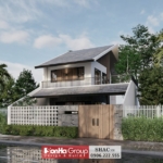 Thiết kế mặt tiền 10m trong biệt thự đẹp