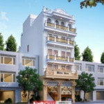 Thiết kế mặt tiền nhà phố tân cổ điển