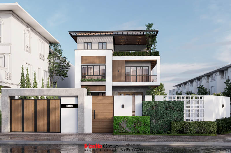 Xu hướng thiết kế biệt thự nghỉ dưỡng giữa thiên nhiên: Hòa mình với cảnh quan để gia tăng cảm xúc 10 Thiết kế biệt thự 3 tầng hiện đại với lam gỗ