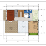 Thiết kế biệt thự hiện đại 3 tầng 158m2 tại Quảng Ninh - SH BTD 0099 125