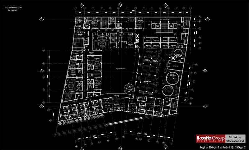 Bố trí công năng sử dụng khách sạn 5 sao