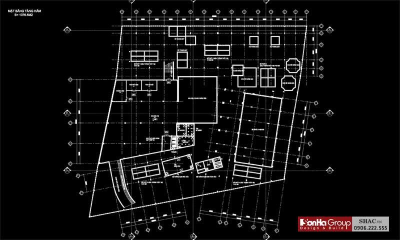 Mẫu thiết kế khách sạn 4 tầng 1 tum