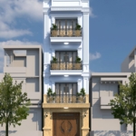 Mẫu nhà phố đẹp 4 tầng