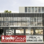 Kiến trúc hiện đại trong tòa nhà văn phòng tại Quảng Ninh