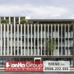 Thiết kế mặt tiền 52,1m tòa nhà tại Quảng Ninh