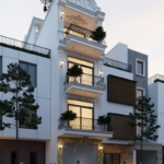 Nhà phố tân cổ điển 4 tầng Hải Phòng