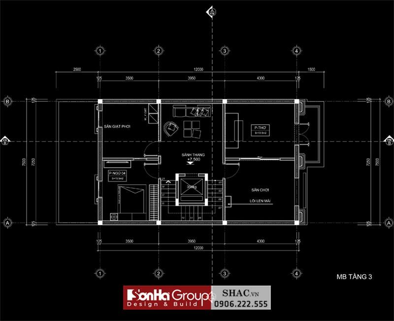 Biệt thự tân cổ điển 3 tầng Biệt thự tân cổ điển 3 tầng