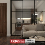 Thiết kế phòng khách căn hộ hiện đại