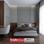 Thiết kế nội thất phòng ngủ tối giản