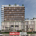 Thiết kế nhà khách quân khu hiện đại