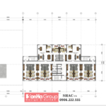 Thiết kế bản vẽ tầng 10 và 11 của công trình