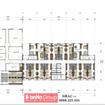 Thiết kế bản vẽ tầng 3 của công trình