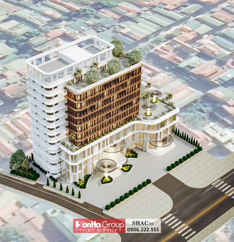 Góc nhìn khác của mặt tiền công trình